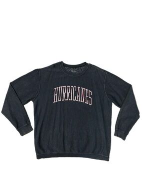PressBox Ribbed NHL Carolina Hurricanes Crewneck Sweatshirt
